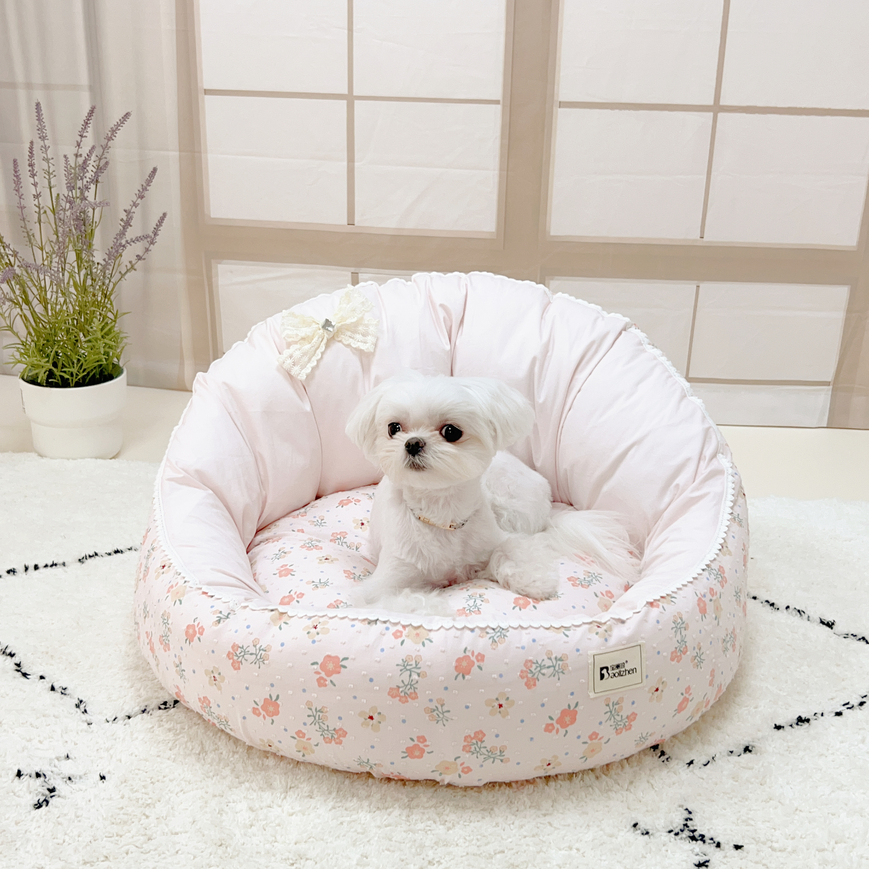 宝丽珍高端专用宠物沙发窝可拆洗狗窝猫窝床马尔济斯小中型犬