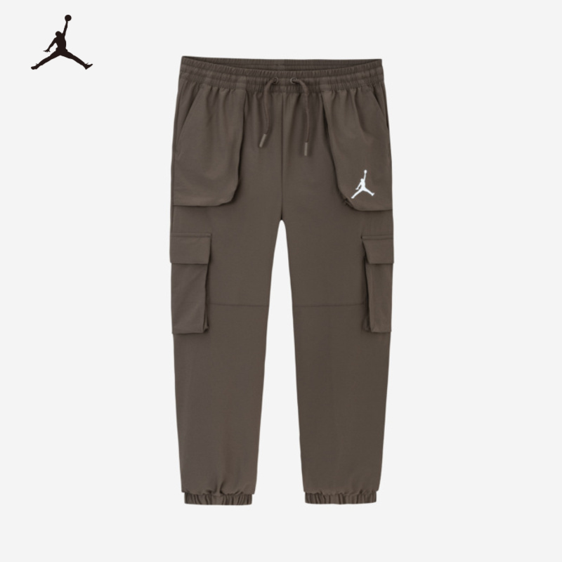 【官方旗舰】AIR JORDAN春秋休闲户外童装长裤潮流运动梭织长裤C748