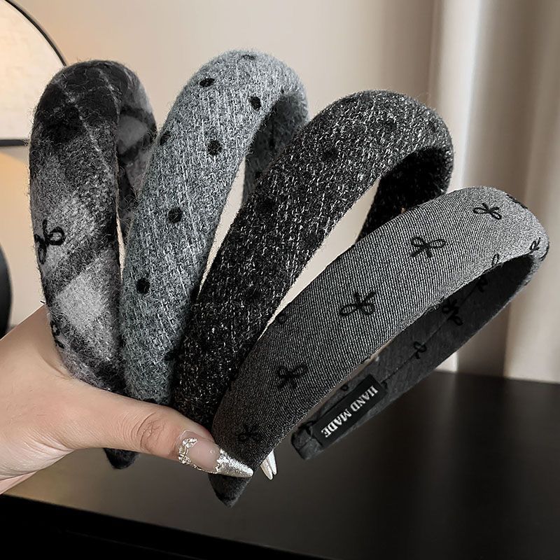 秋冬宽边蝴蝶结发箍女2025新款洗脸头箍压发高级高颅气质发卡头饰