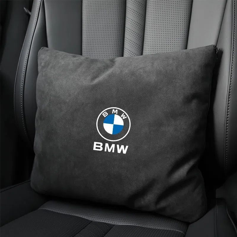 双面抱枕被车载睡觉靠枕高档毛绒保暖毯两用车用腰靠舒适珊瑚绒被