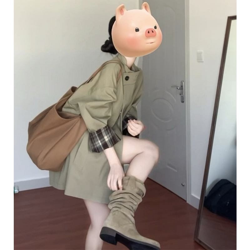 中长款风衣外套女2024年早秋季新款小个子大衣英伦风今年流行韩系