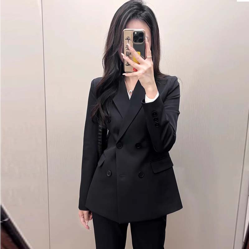 高端西装套装女大学生面试职业装春秋免烫工作服气质白领西服正装