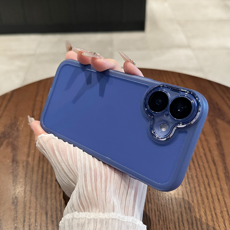 适用于iPhone16手机壳新款超薄透明苹果17promax带镜头膜14防摔15