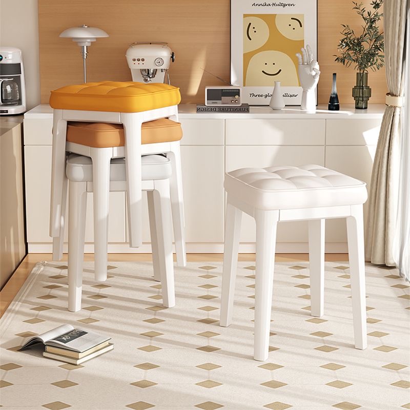 家用化妆凳轻奢高级感梳妆凳女生卧室梳妆台凳子网红塑料美甲椅子