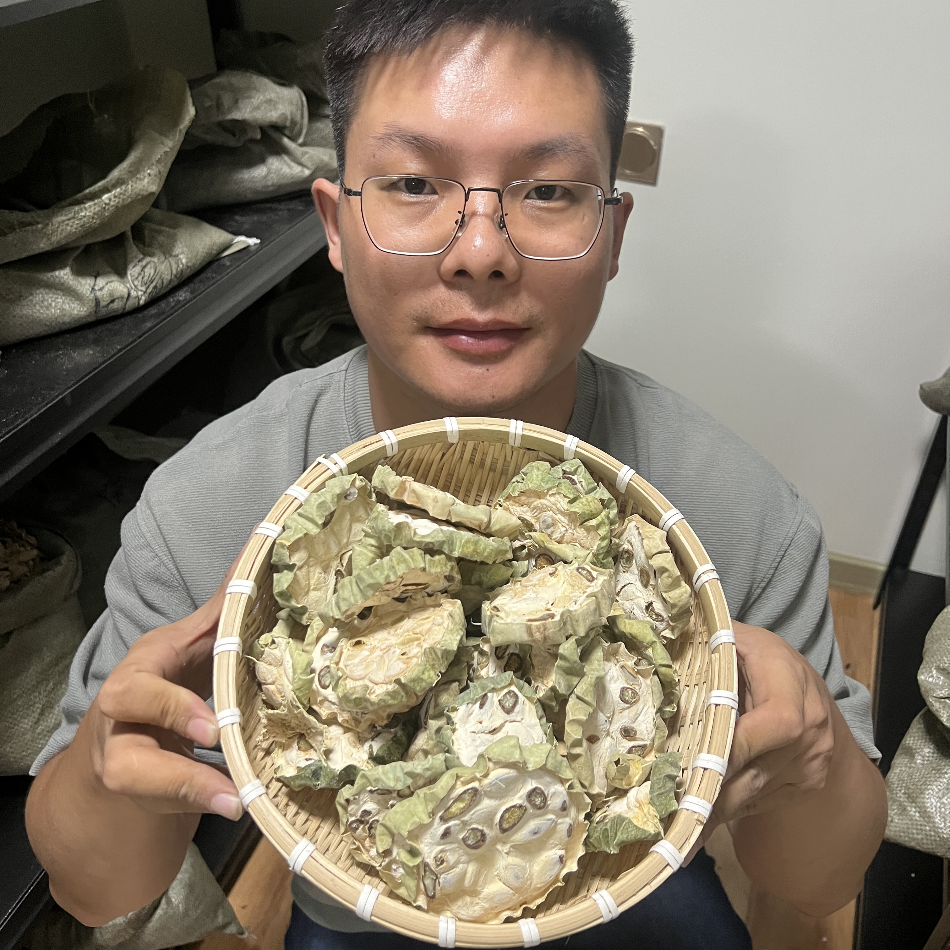 【本草李博士】无硫瓜蒌栝蒌实薤白河北道地全瓜蒌天花粉搭配甘草