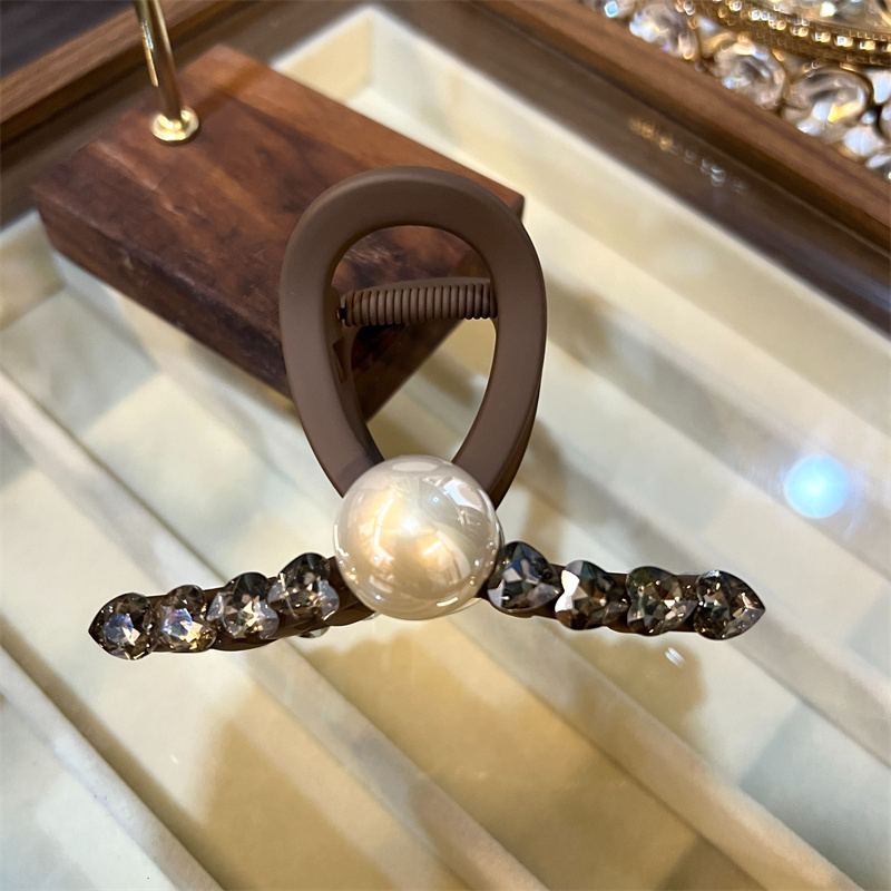 法式爱心抓夹后脑勺发夹盘发鲨鱼夹