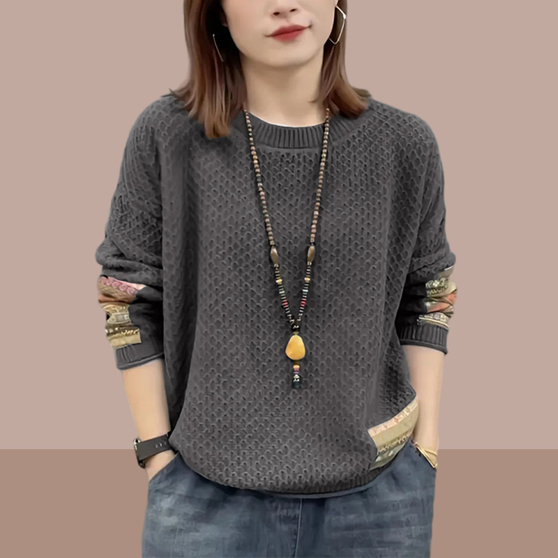 2025春秋季新款毛针织衫女装毛衣外套大码长袖洋气减龄慵懒风上衣