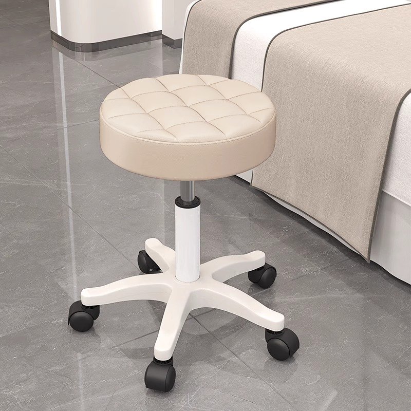美容凳子滑轮美容院专用升降美发理发店师傅凳大工凳美甲师旋转椅