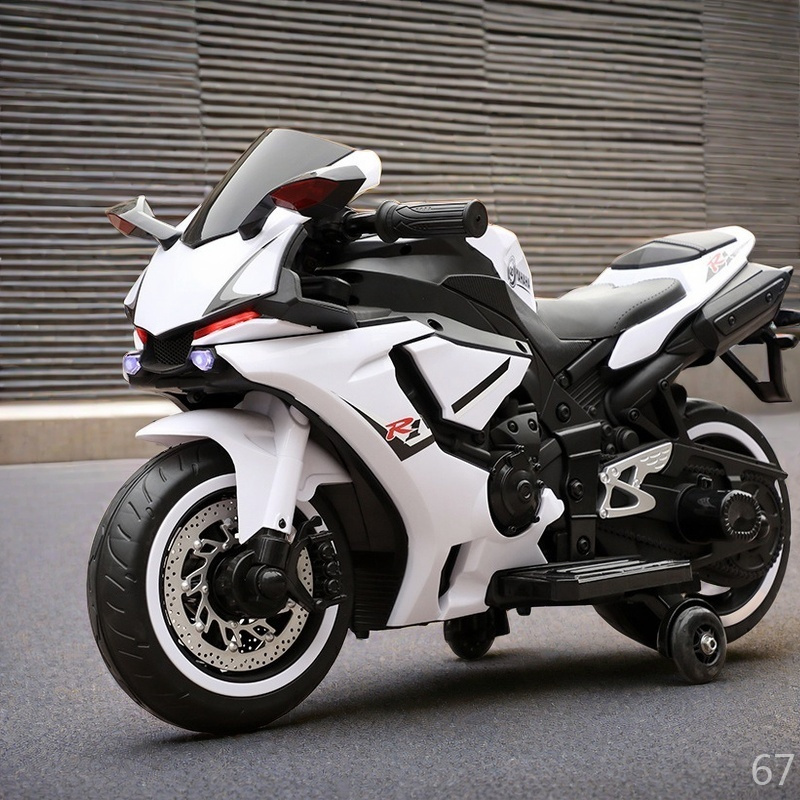 儿童电动越野摩托车大号2-10岁男女宝宝可坐人可充电瓶车玩具童车