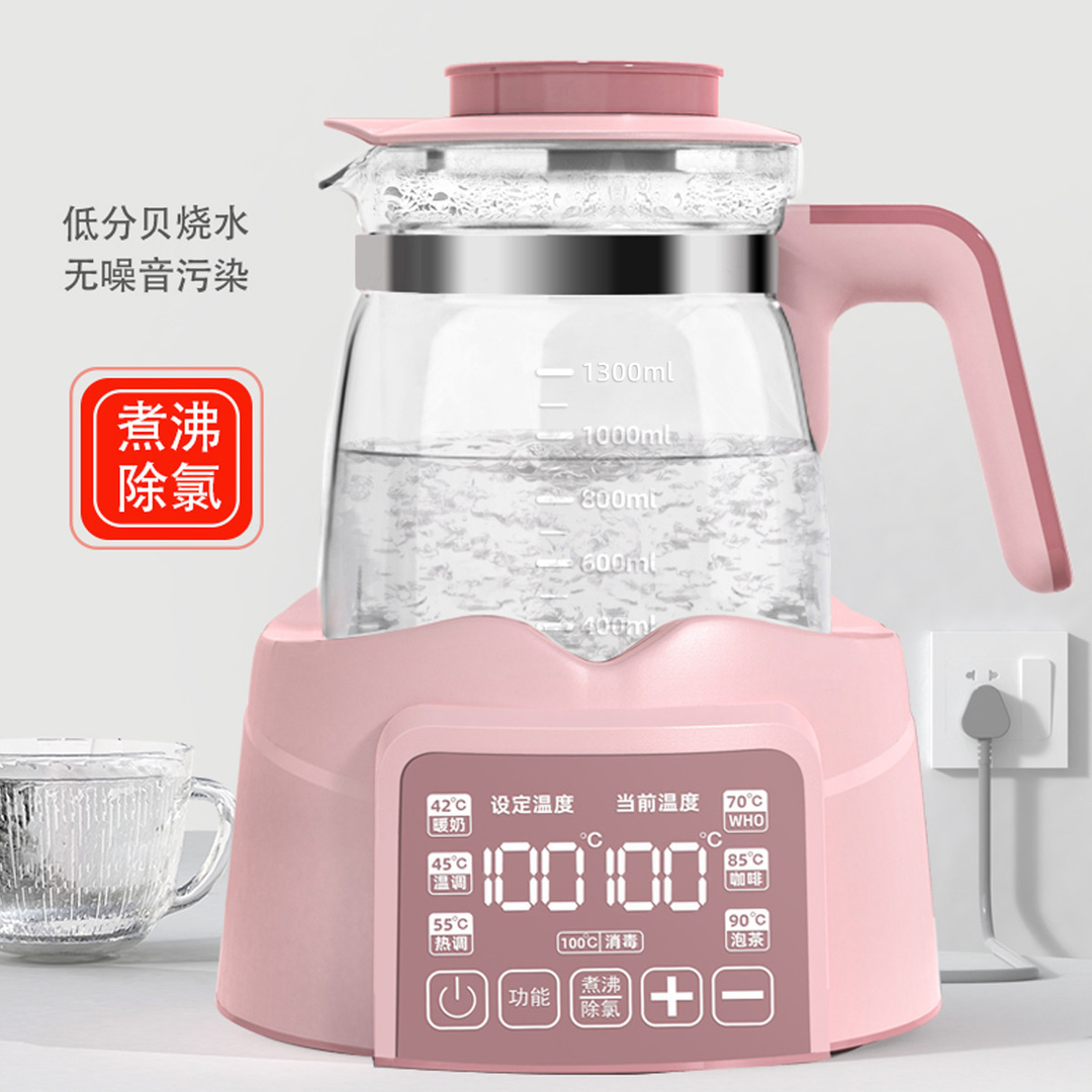 家用电热烧水壶调奶器恒温保温一体煮茶器全自动大容量泡茶专用