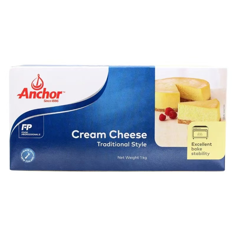 【新疆包邮】安佳奶油奶酪1kg干酪乳酪奶油芝士块家用巴斯克蛋糕