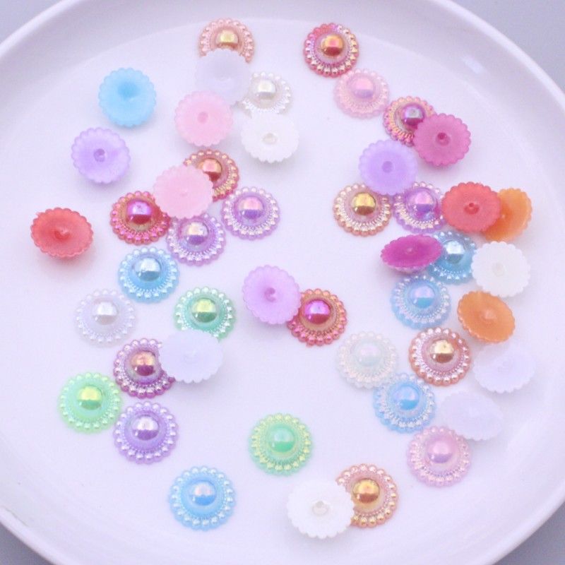 【主播推荐】13mm幻彩太阳花手工贴片diy发饰