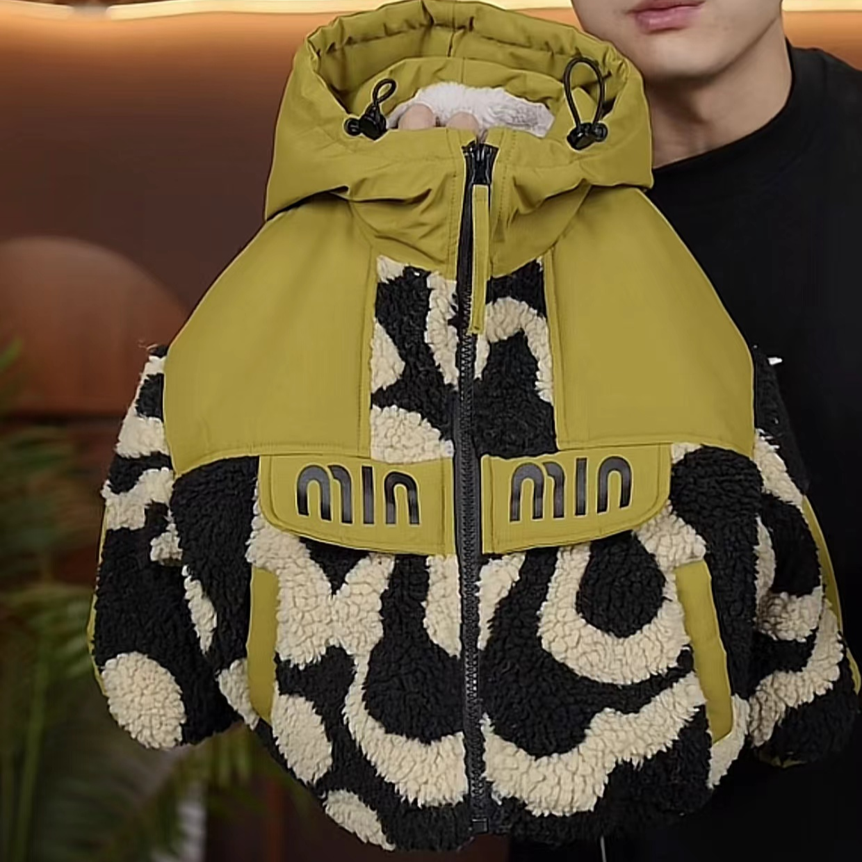 男童冬装外套2024新款儿童秋冬款加厚棉服男孩冬季帅气夹克上衣潮