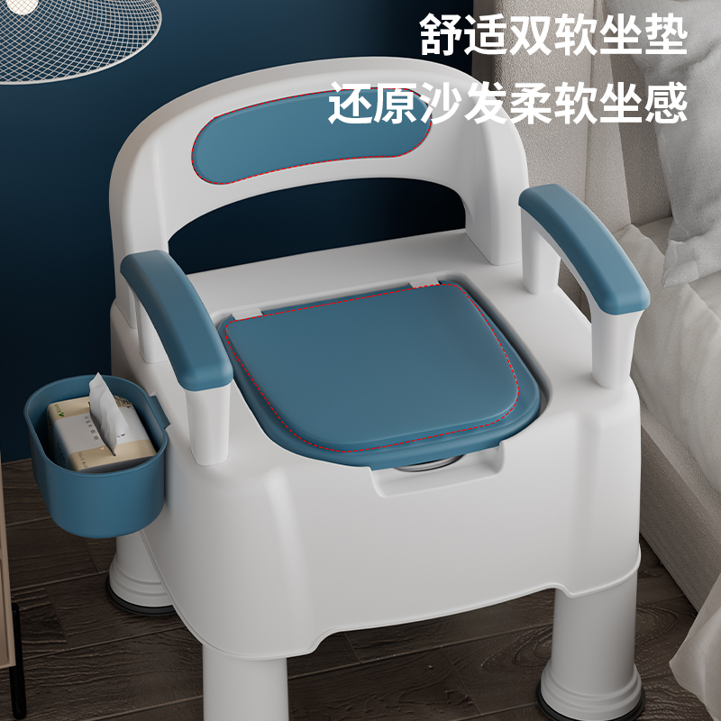 老年人马桶坐便器残疾病人便携式移动马桶成人孕妇坐便器家用老人