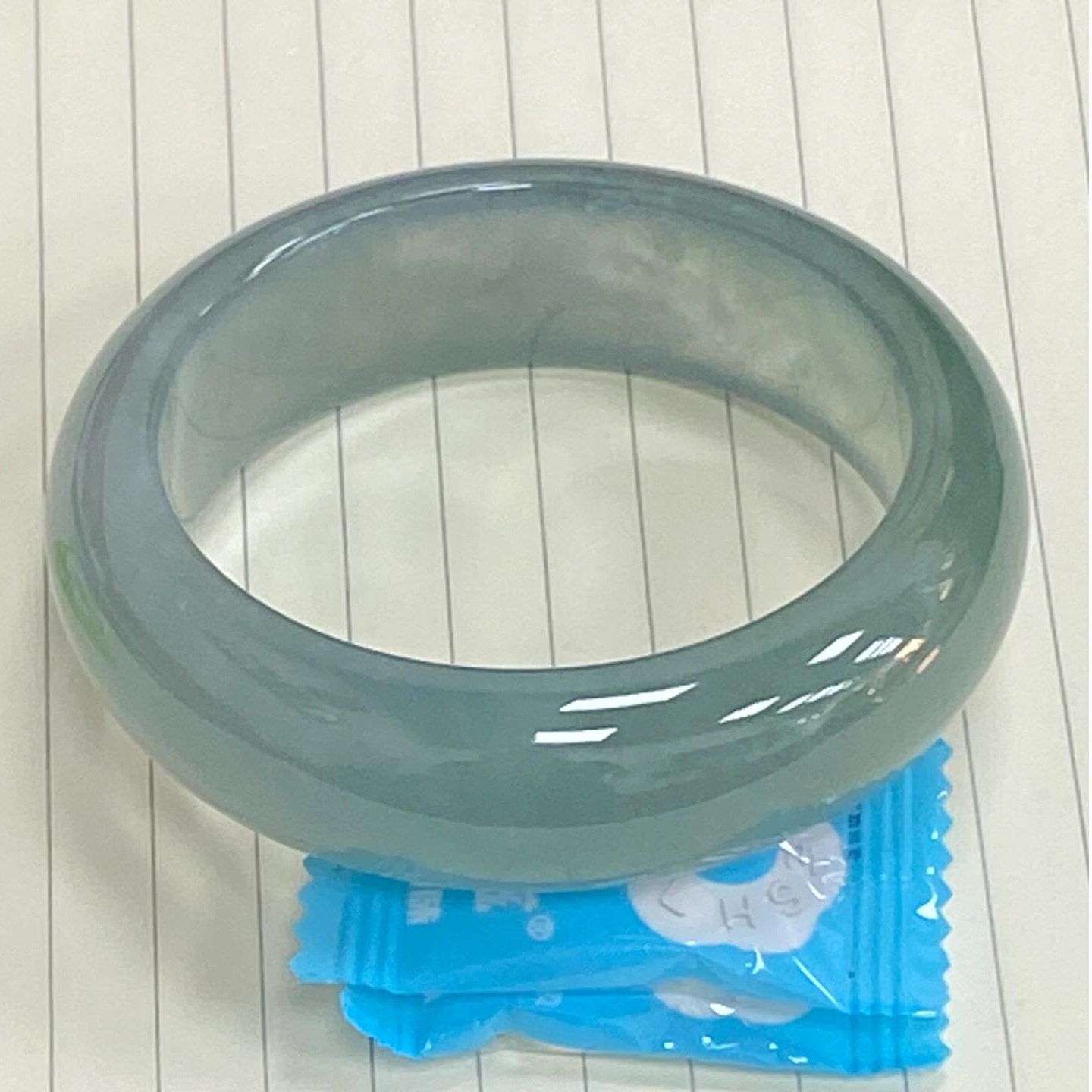 正品天然远山黛玉镯高品冰透玉髓玛瑙油青湖水绿手镯子多样性发一