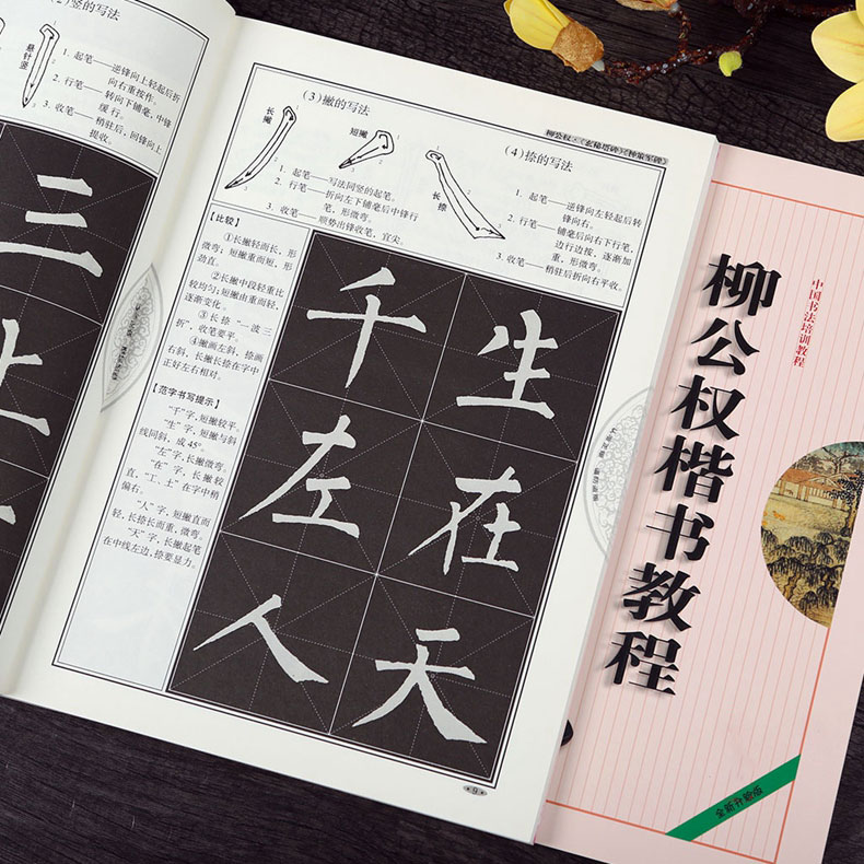 柳公权楷书教程 神策军碑/玄秘塔碑 中国书法培训 柳体毛笔练字帖