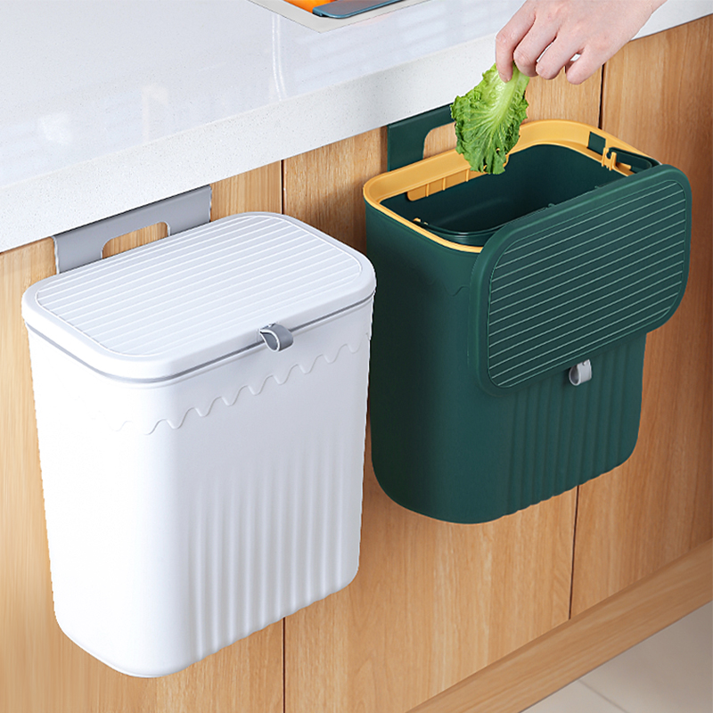 垃圾桶壁挂式家用厨房卫生间厕所专用带盖客厅纸篓收纳桶挂墙纸篓