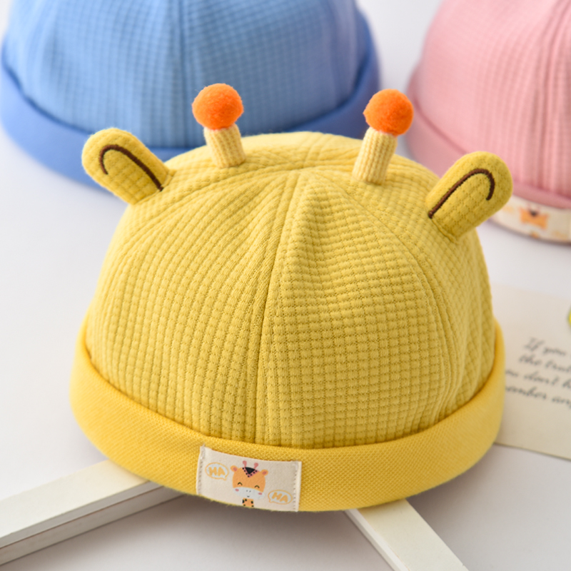 儿童帽子秋冬季宝宝地主帽男女童瓜皮帽冬天可爱超萌韩版婴幼儿潮