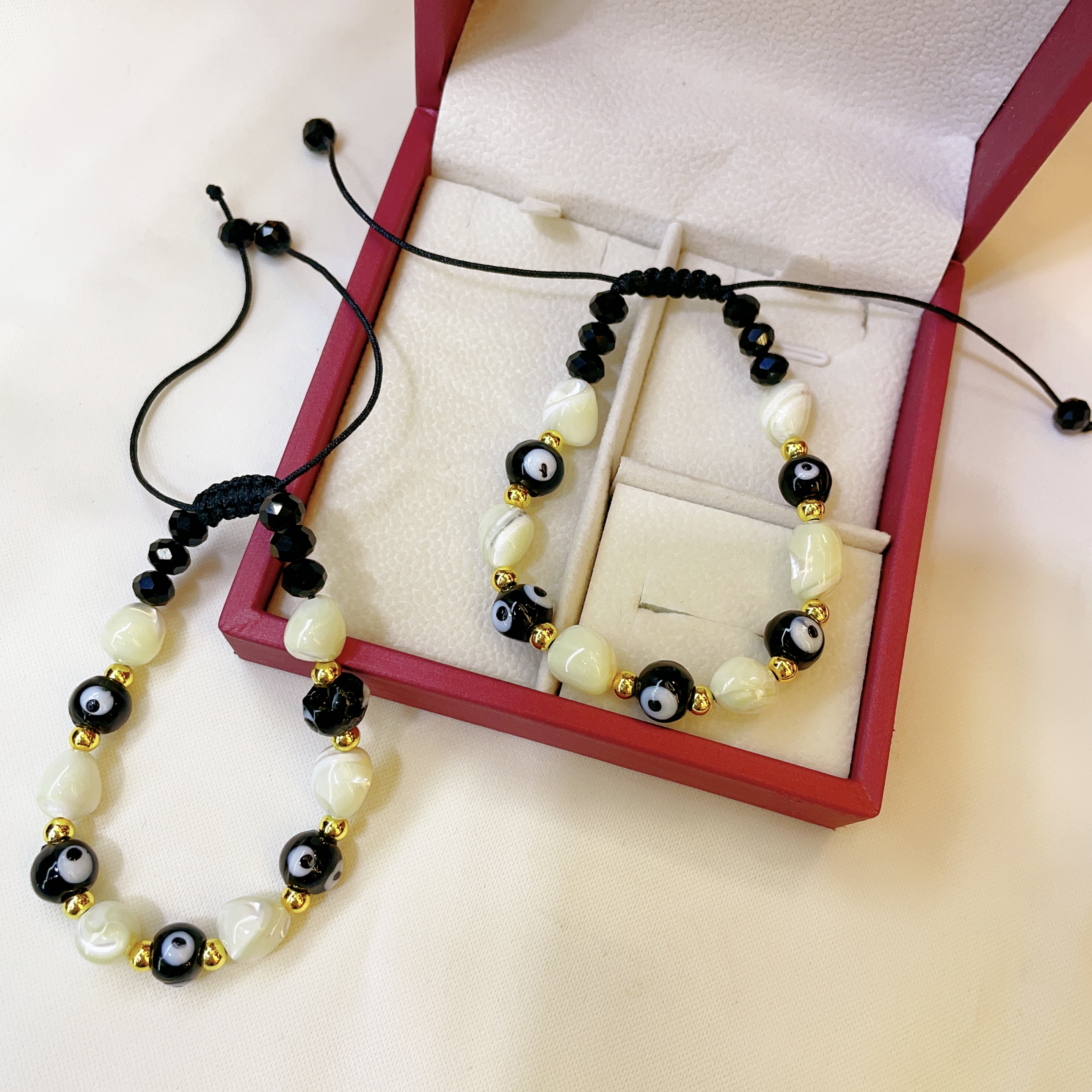 铜合金仿珍珠手链 parilar新款时尚精美贝珠手工款手链029编织