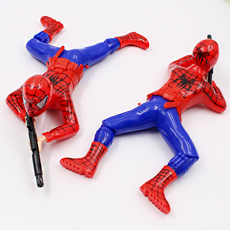 电动爬行发光声音耐摔绿巨人美国队长大兵吃鸡开枪爬兵儿童玩具