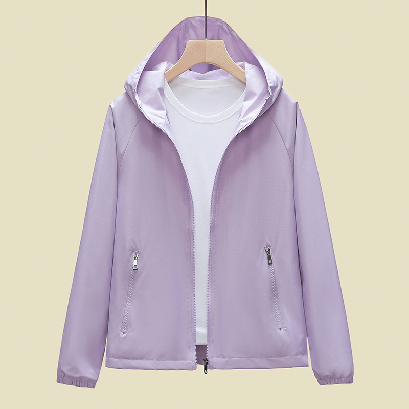 春秋外套女2025年新款韩版宽松薄冲锋衣休闲百搭夹克上衣