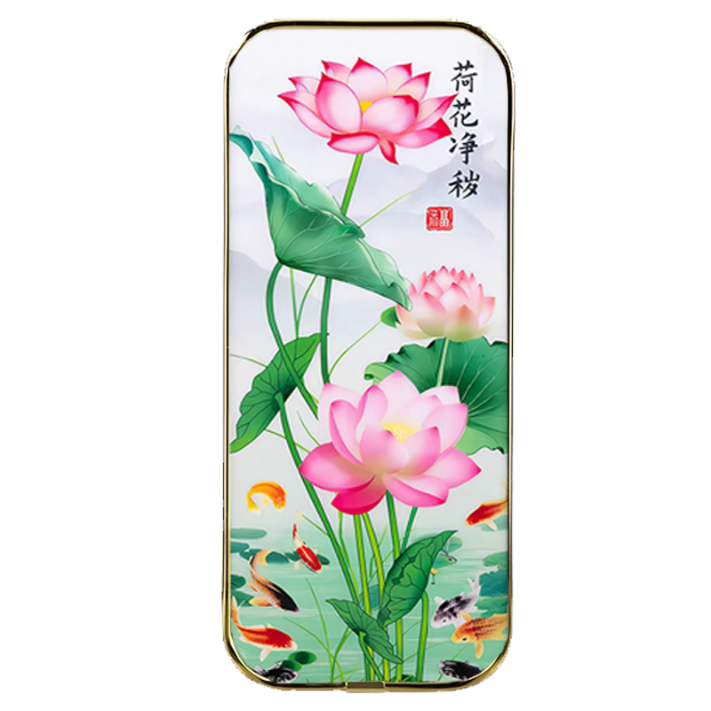 老师推荐荷花厨房净秽门牌玄关鲤鱼卫生间厕所装饰西北九鱼中式装