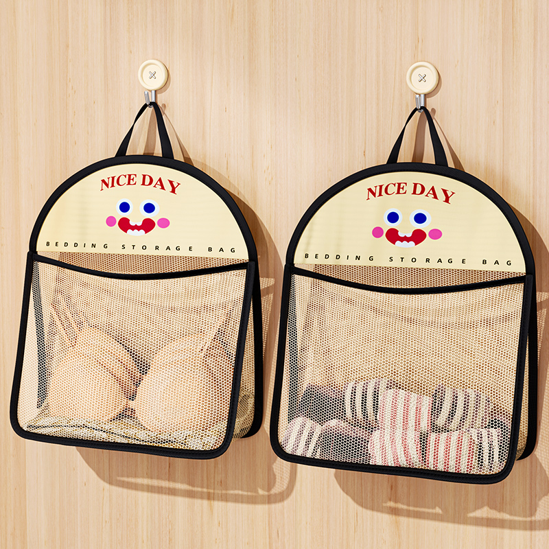 优勤袜子收纳挂袋内衣内裤收纳袋衣柜门后收纳神器墙上壁挂式网兜