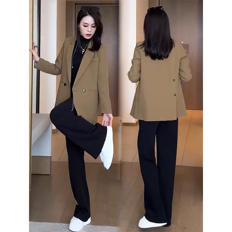 韩版小西装夹棉外套女2023年小个子秋冬新款设计感小众西服上衣潮