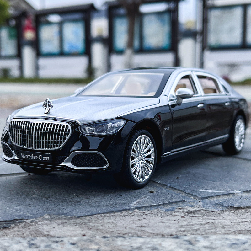 1:24大奔S680汽车模型迈巴赫仿真合金车模男孩玩具车收藏摆件礼物