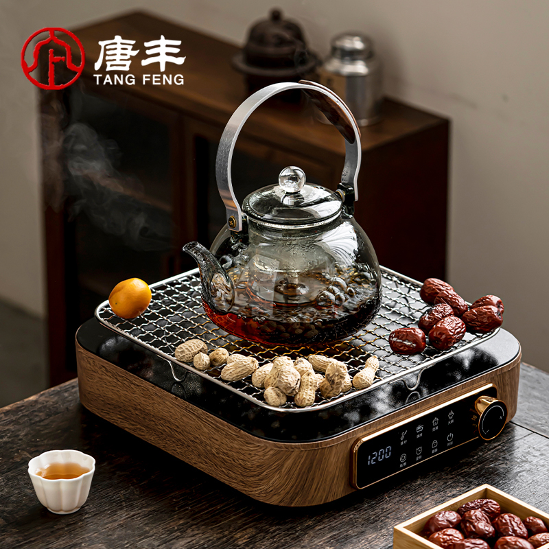 唐丰围炉煮茶烤火炉套装家用室内围聚煮茶器具全套2026围炉煮茶