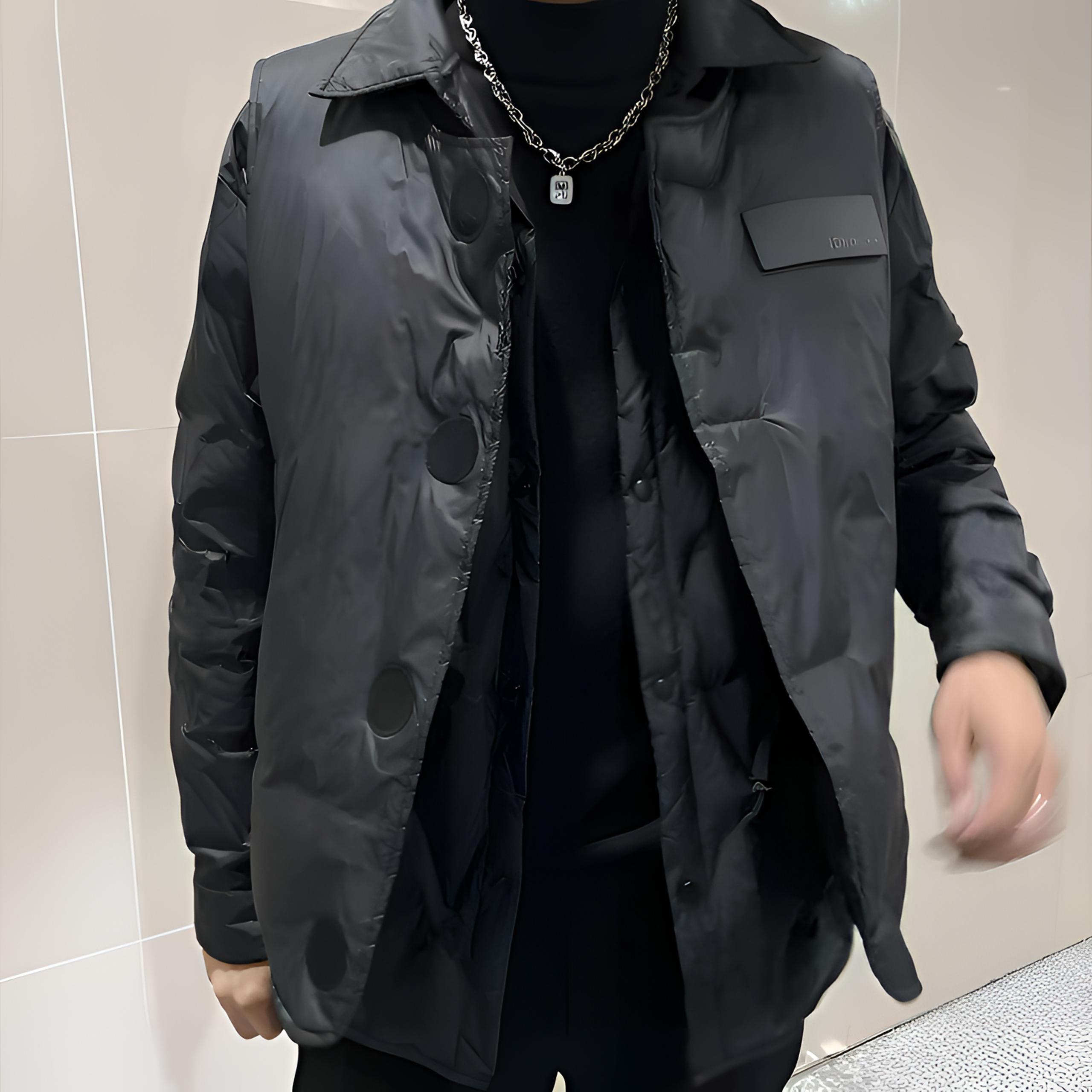 冬季轻薄保暖三合一羽绒90鸭绒百塔真两件套休闲马甲潮羽绒服男款