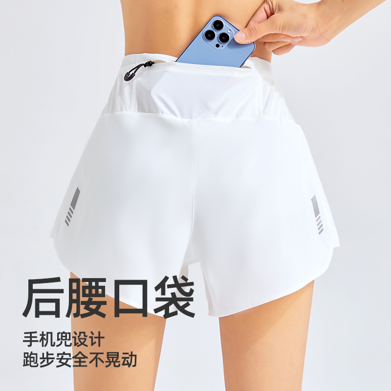 【五个口袋】DYISE运动短裤透气排汗速干防走光健身跑步裤23006高腰