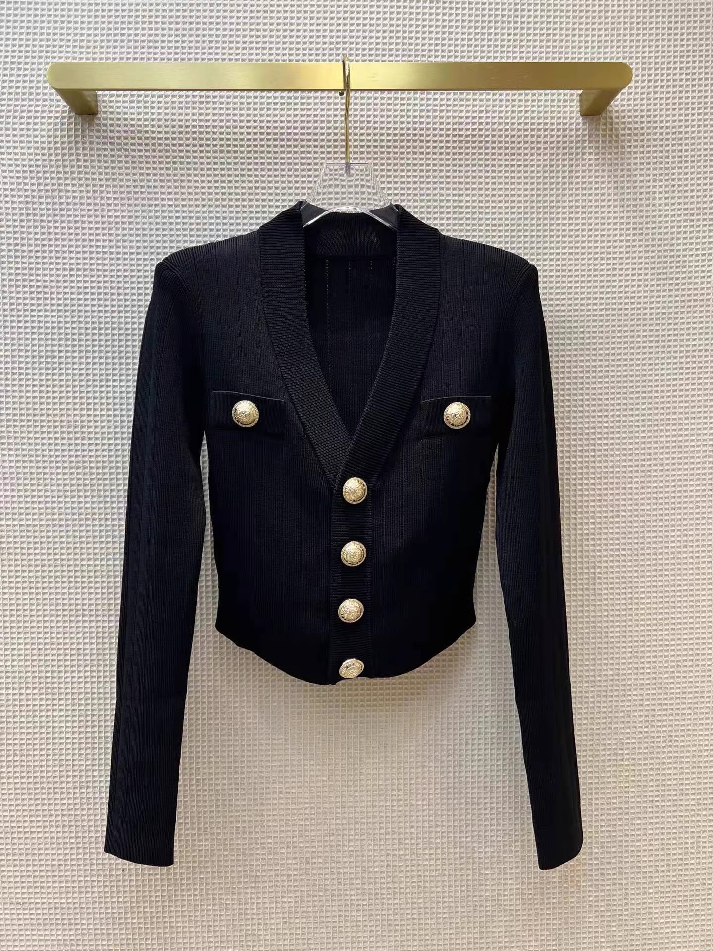 小香风针织开衫短外套女秋装长袖针织衫气质别致精致修身短款上衣