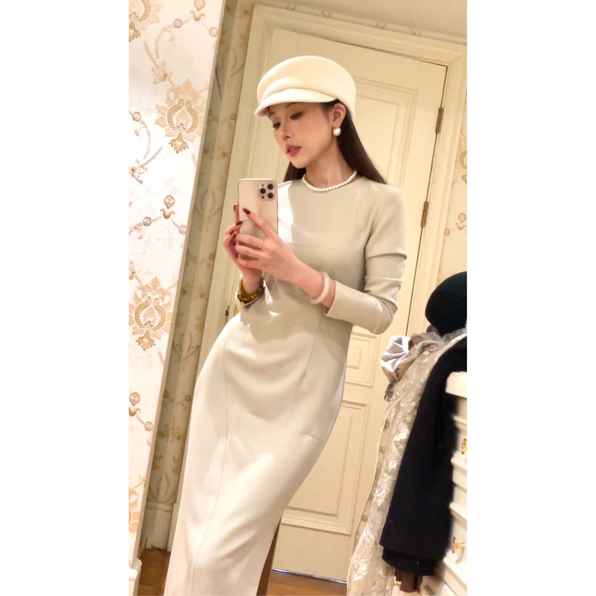 裁一断码特价版型超好连衣裙长袖24-185