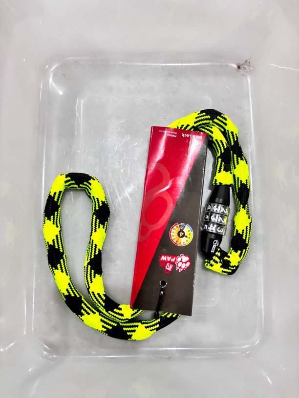 户外电动车自行车密码锁（颜色随机发）