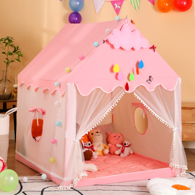 儿童帐篷室内女孩小帐篷女童宝宝小朋友公主房子游戏玩具屋可睡觉