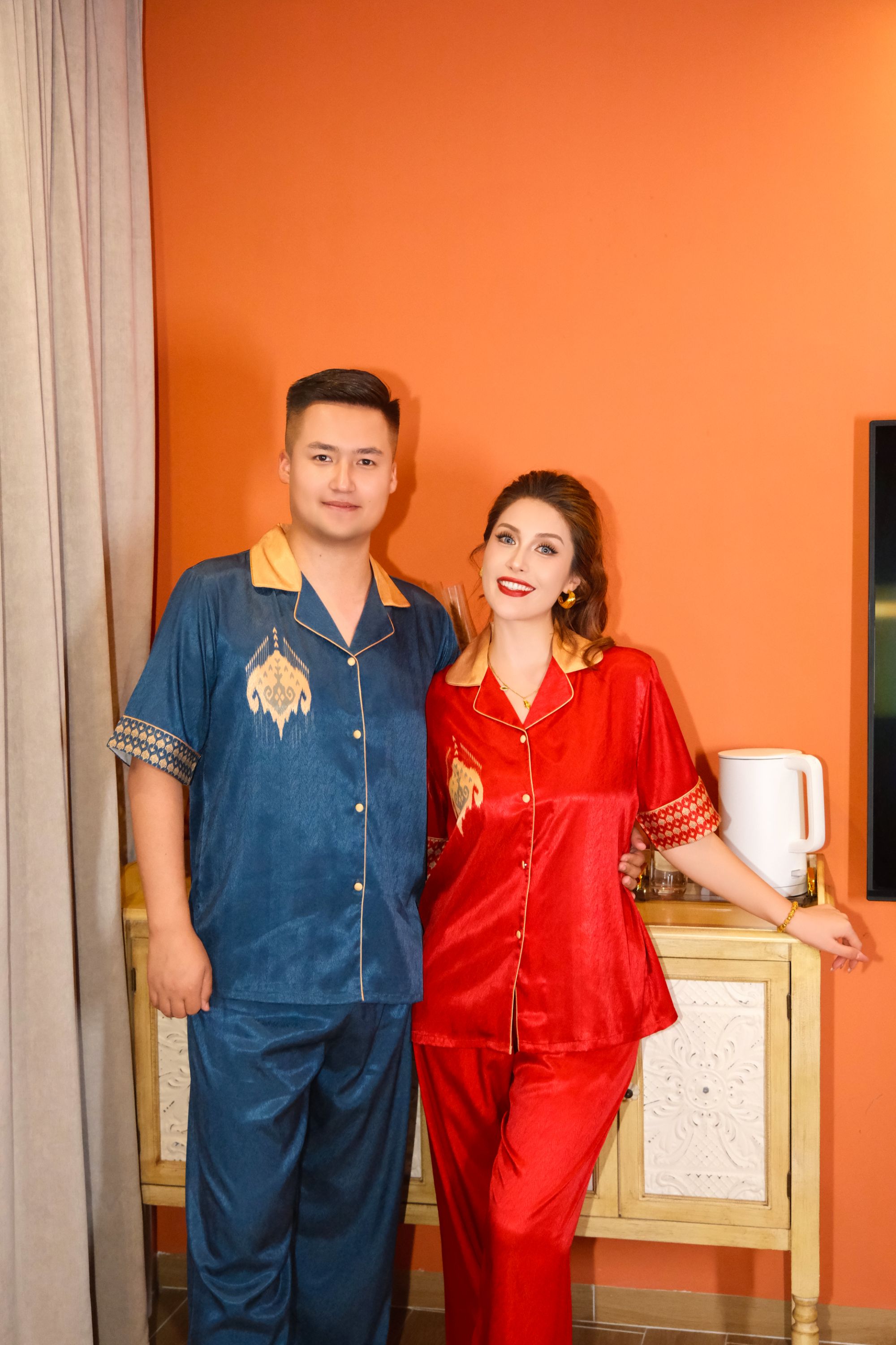 Farnaz品牌【情侣款】原创设计家居服套装时尚休闲大码高档