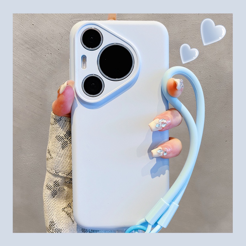 适用华为pura70pro手机壳液态硅胶mate60pro简约纯色mate40/50pro