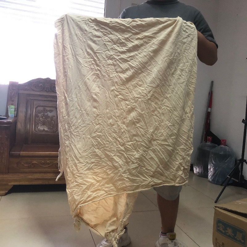 石匠缘擦机布棉工业抹布黄棉布头吸油吸水不掉毛大块碎布50斤包邮