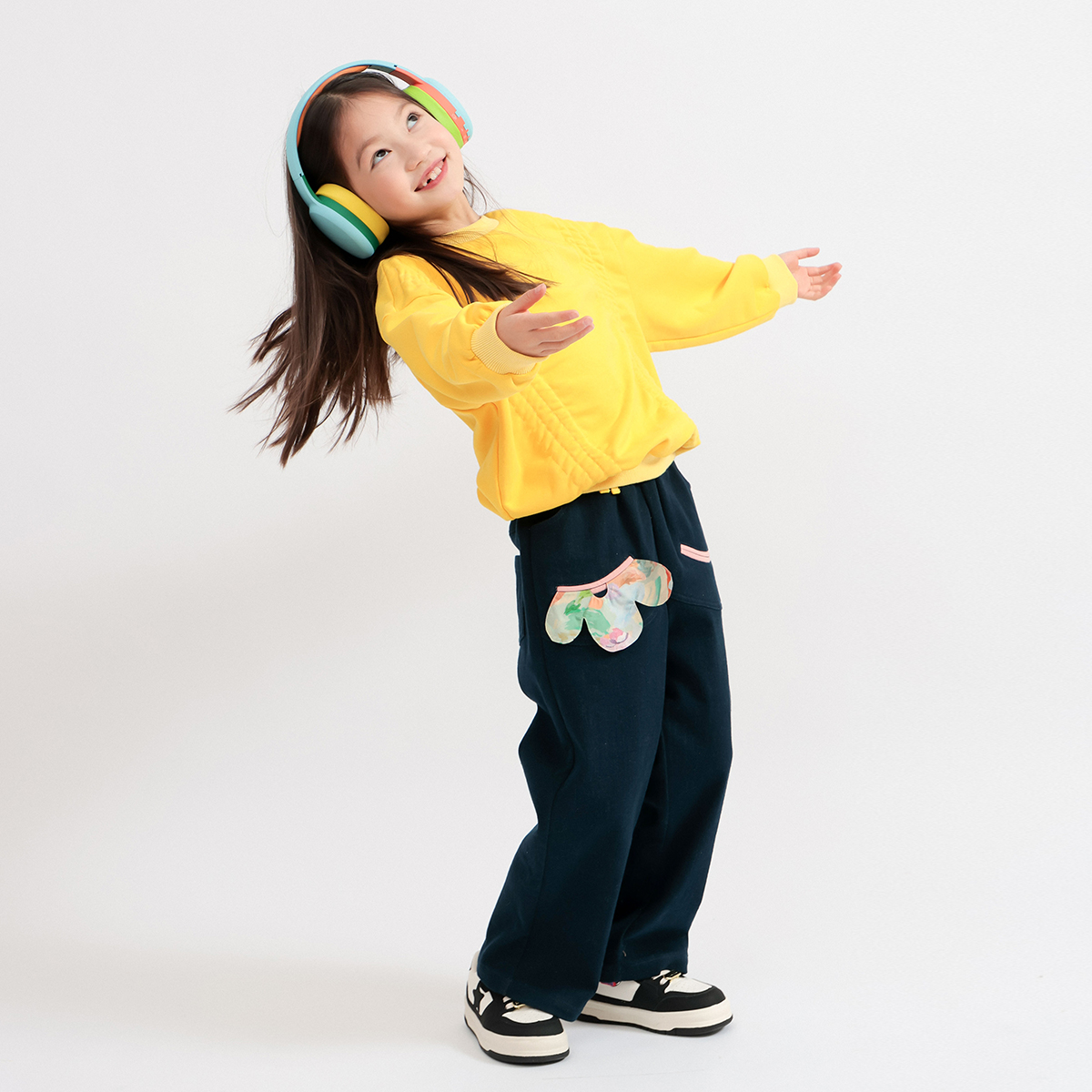 童装儿童套头抽褶卫衣宽松舒适纯棉洋气女童秋装上衣