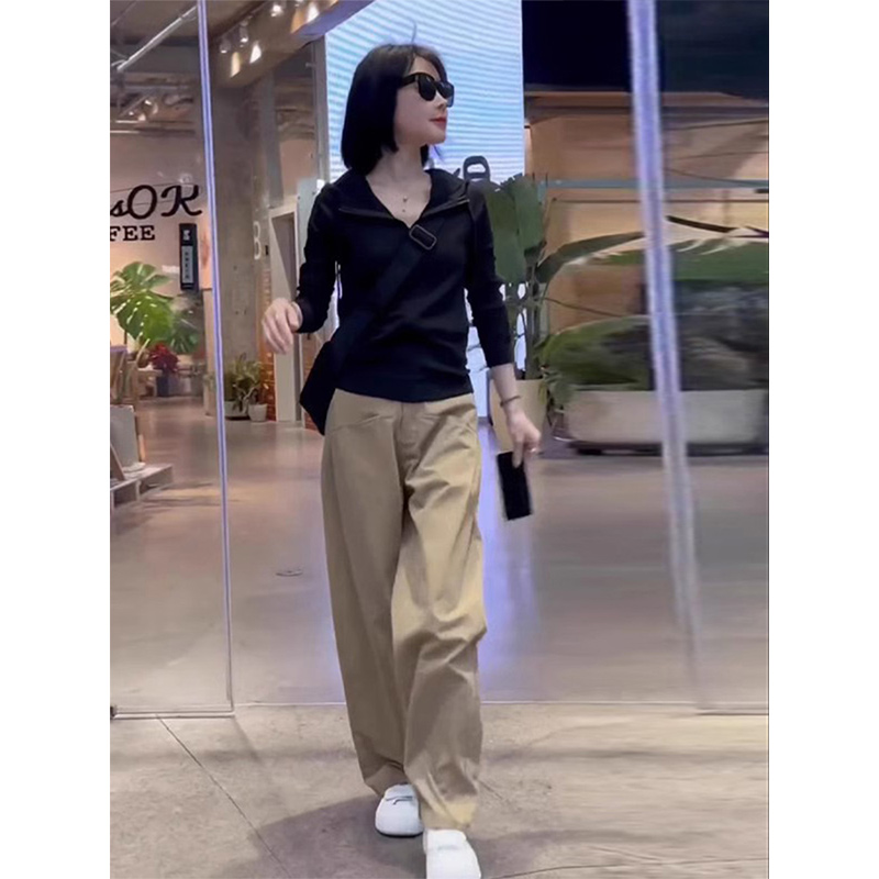 时尚穿搭一整套2024春秋季新款网红洋气炸街女装高级感减龄两件套