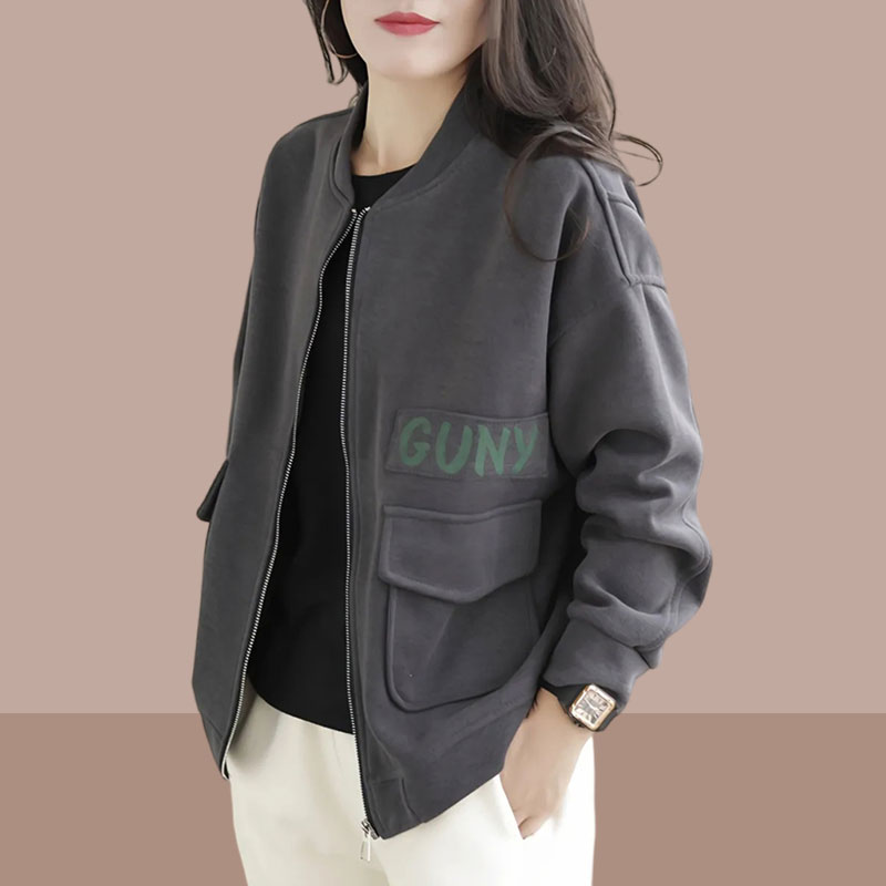 2025春秋新款时尚洋气百搭外套女士休闲宽松薄款长袖上衣洋气爆款