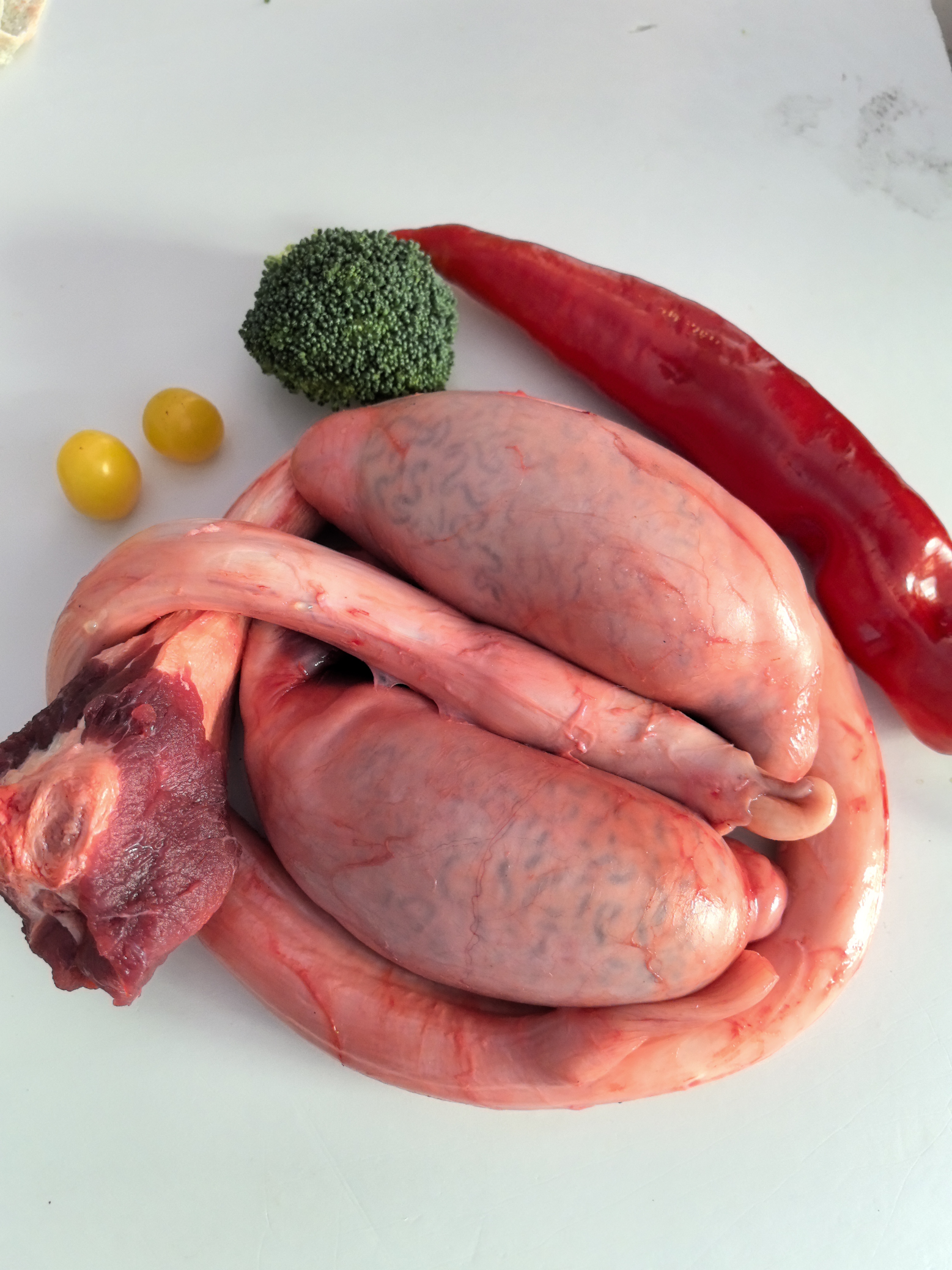 国产生鲜牛三宝牛鞭三件套牛鞭新鲜营养牛肉三件套