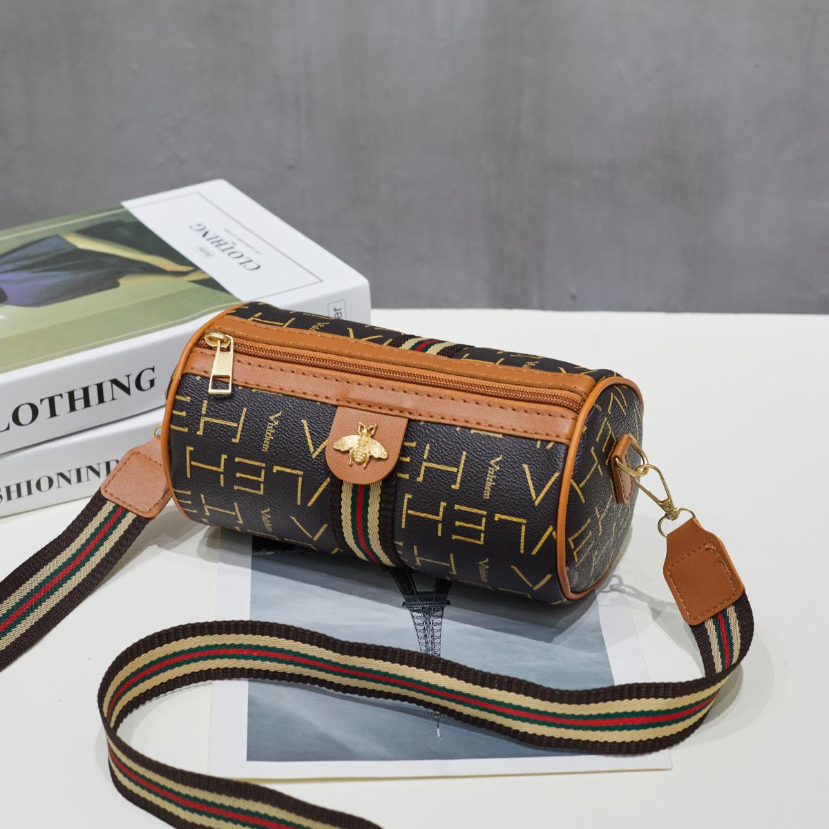 复古轻奢斜跨时尚百搭韩版单肩女包都市女士手提包软皮小包包休闲