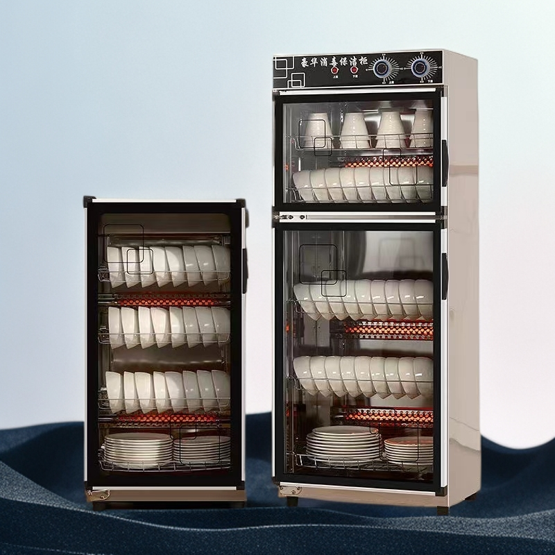 正品消毒柜商用双门立式大容量不锈钢酒店厨房餐饮饭店消毒碗柜