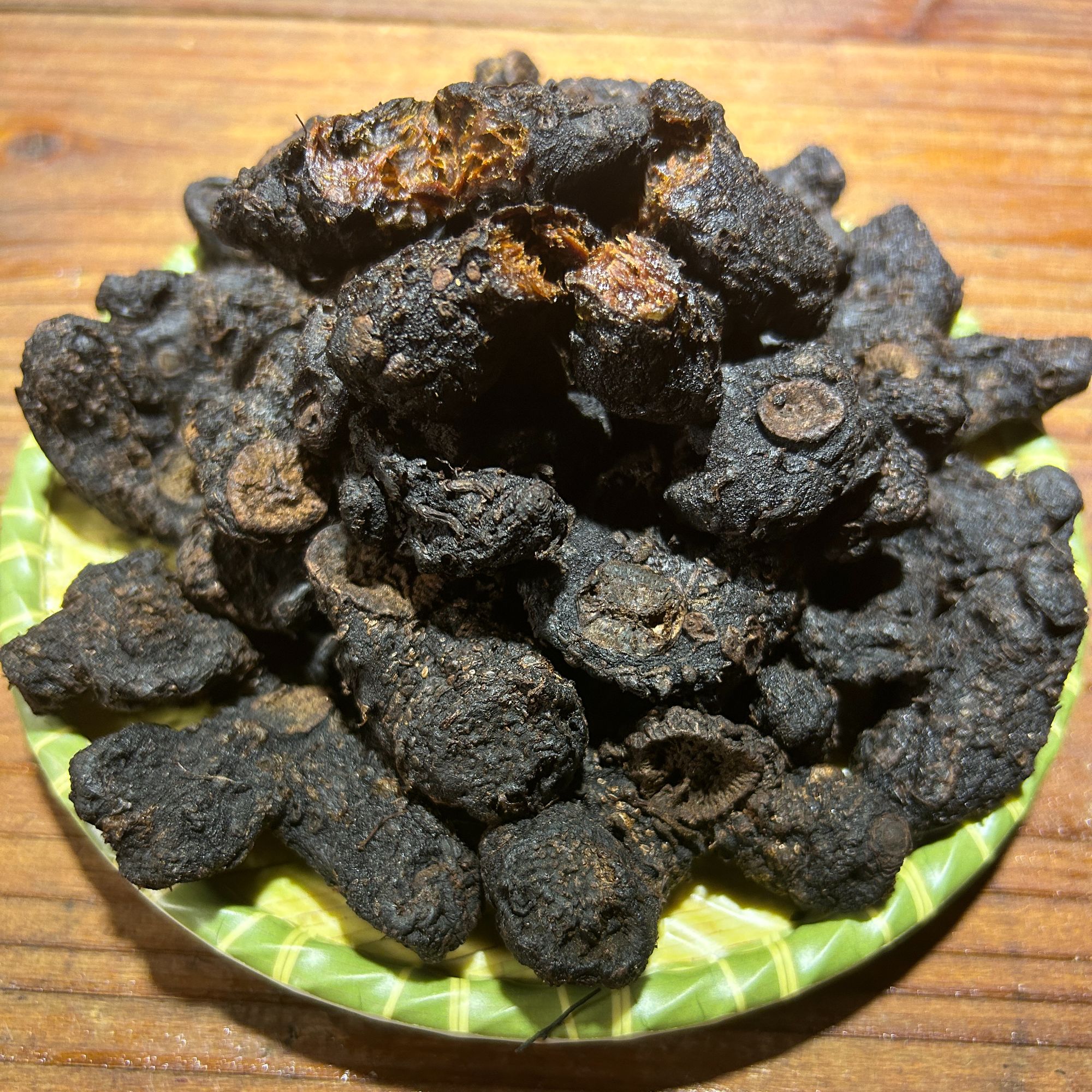 【包邮野生古法九蒸九晒现挖】高山野生姜型黄姜老虎姜黄*精