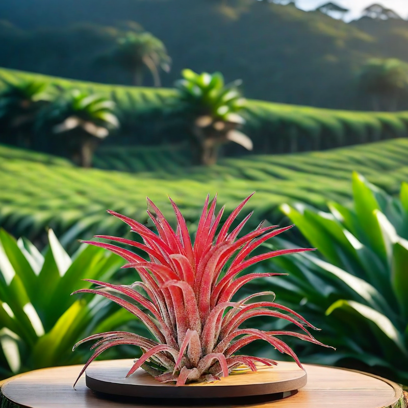 特价空气凤梨绿植红黄绿三种颜色小精灵室内办公室好养好管理