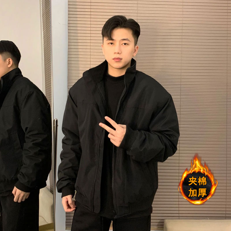 秋冬美式三防教练棉衣工装飞行夹克户外机能保暖棉服立领休闲外套