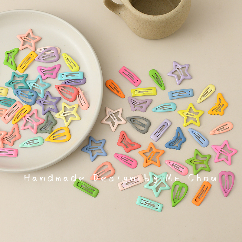 儿童发夹可爱小号bb夹碎发夹女童刘海夹子宝宝五角星发卡女孩头饰