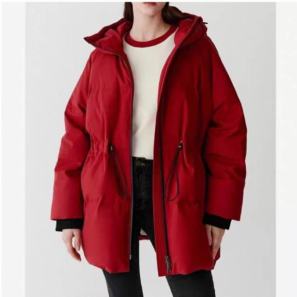 丝毛系列！90白鹅绒羊毛收腰冬季洋气时尚韩版保暖外套女羽绒服